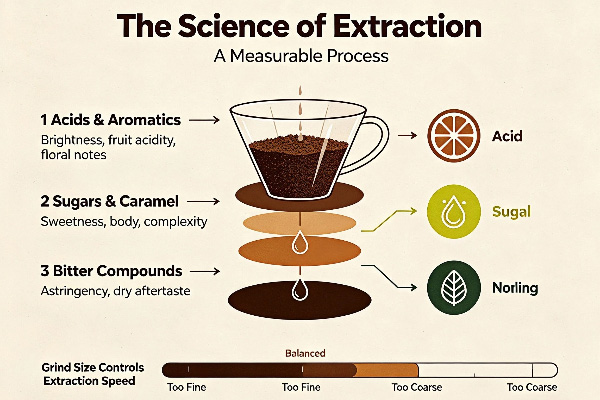 Why Coffee Grind Size Determines Your Cup's Flavor