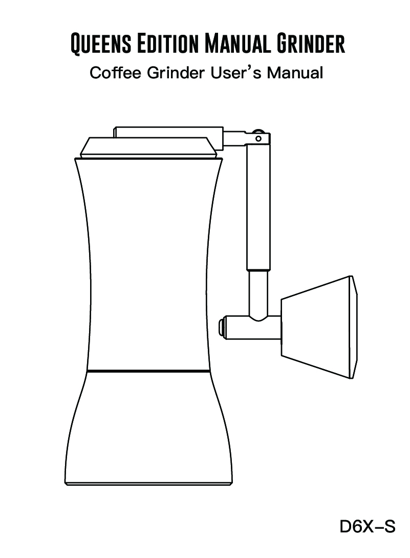 Royal Edition Manual Grinder User Manual