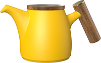 Achievers Tea Pot TPA800-04A Yellow