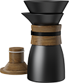 Aurora Pour Over Coffee Maker CPC550-02A Black