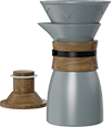 Aurora Pour Over Coffee Maker CPC550-02A Grey