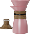 Aurora Pour Over Coffee Maker CPC550-02A Pink