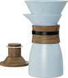 Aurora Pour Over Coffee Maker CPC550-02A Sky Blue