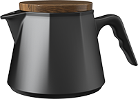 Aurora Tea Pot TPA600-08A Black