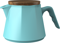 Aurora Tea Pot TPA600-08A Blue