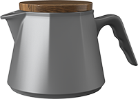 Aurora Tea Pot TPA600-08A Gray