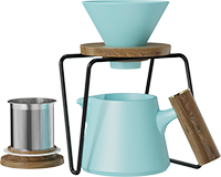 Aurora XT Dripper Coffee Maker Set Blue