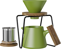 Aurora XT Dripper Coffee Maker Set Green