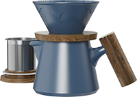 Aurora XT Dripper Coffee Maker Set CZ-07A Dark Blue