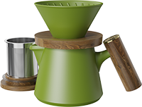 Aurora XT Dripper Coffee Maker Set CZ-07A Green