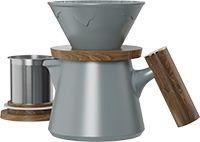 Aurora XT Dripper Coffee Maker Set CZ-07A Grey