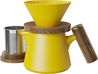 Aurora XT Dripper Coffee Maker Set CZ-07A Yellow