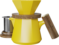 Aurora XT Dripper Coffee Maker Set CZ-08A Yellow