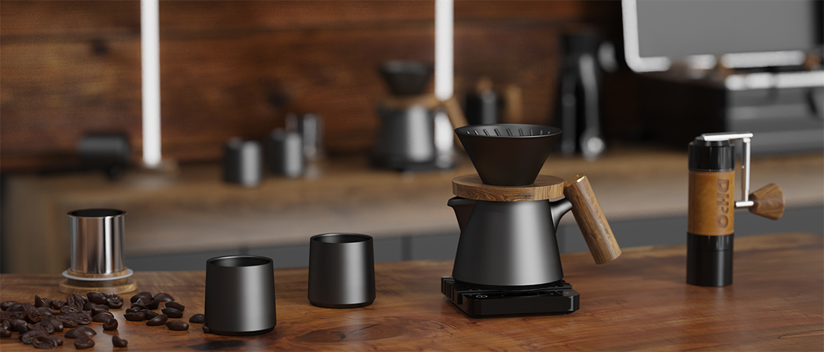 Aurora XT Pour Over Coffee Maker Travel Kit CS600-01A