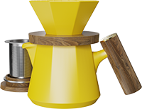 Aurora XT-V60 Dripper Coffee Maker Set CZ-08A Yellow