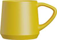 Cappuccino coffee cup CM230-02A Yellow