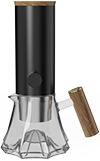 Octagonal Cold Brew Maker with Wooden Handle CCB550-01A Glass