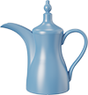 Ceramic Dallah Coffee Pot CDP-01A Blue