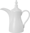 Ceramic Dallah Coffee Set CDP-01B White