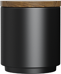 Ceramic Coffee Canister CB300-01A Black