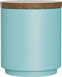 Ceramic Coffee Canister CB300-01A Blue