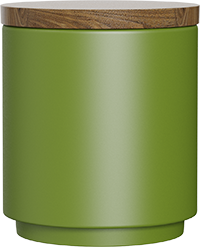 Ceramic Coffee Canister CB300-01A Green