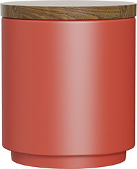 Ceramic Coffee Canister CB300-01A Red
