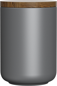 Ceramic Coffee Canister CB700-01A Gray