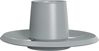 Ceramic Coffee Cup and Sauce CM230-02D Light Grey