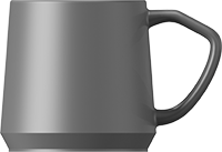 Ceramic Coffee Cup CM350-03A Gray