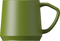 Ceramic Coffee Cup CM350-03A Green