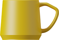 Ceramic Coffee Cup CM350-03A Yellow
