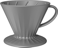Ceramic Dripper CD600-09A Gray