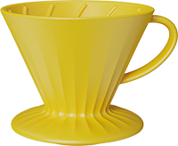 Ceramic Dripper CD600-09A Yellow