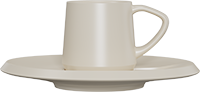 Ceramic Espresso Cup and Saucer CM90-02B Khaki