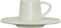 Ceramic Espresso Cup and Saucer CM90-02B Light Khaki