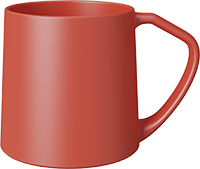 Ceramic Mug CM450-02A Red