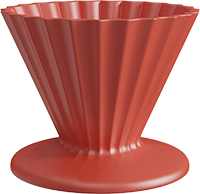 Ceramic V60 Dripper CD600-10A Red