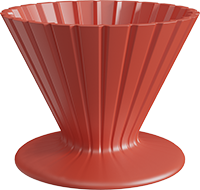 Ceramic V60 Dripper CD600-11A Red