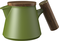 Climber tea pot TPA600-03A Green