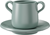Tai Chi Dual Espresso Cup and Saucer CM80-02A Forest Sage