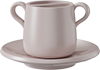 Tai Chi Dual Espresso Cup and Saucer CM80-02A Lilac Grey