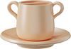 Tai Chi Dual Espresso Cup and Saucer CM80-02A Orange