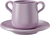 Tai Chi Dual Espresso Cup and Saucer CM80-02A Purple