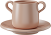 Tai Chi Dual Espresso Cup and Saucer CM80-02A Rose Beige