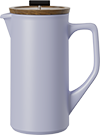 Eternity Grande Ceramic French Press CPA1000-08A Light Purple