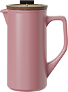 Eternity Grande Ceramic French Press CPA1000-08A Pink