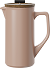 Eternity Grande Ceramic French Press CPA1000-08A Rose Beige