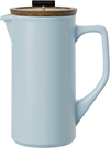 Eternity Grande Ceramic French Press CPA1000-08A Sky Blue