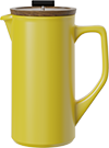 Eternity Grande Ceramic French Press CPA1000-08A Yellow